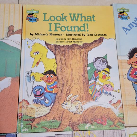 Lot of 15 Sesame Street Book Club Hardcover Books Jim Henson Muppets Vintage - Picture 5 of 16